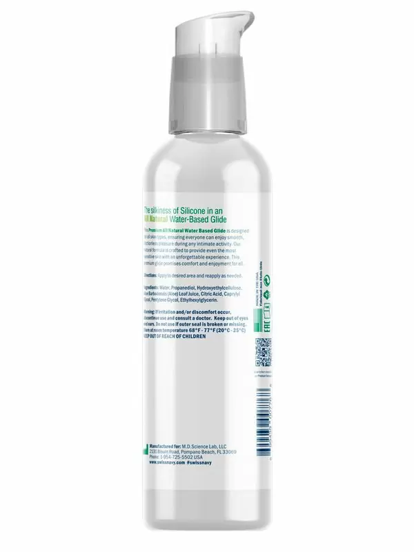 Премиальный лубрикант SWISS NAVY ALL NATURAL, натуральный состав, 118 мл