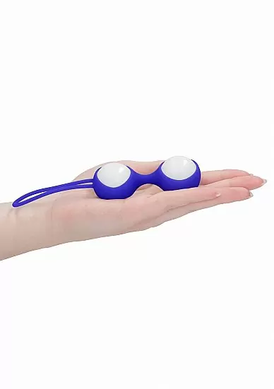 Вагинальные шарики Chrystalino Ben Wa (Medium) белые 