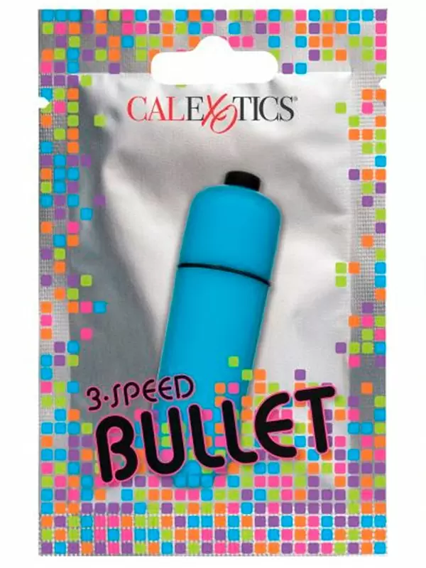 Компактная вибропуля FOIL 3-SPD BLT-BL PREPACK, 6,2 см, 3 скорости, голубой