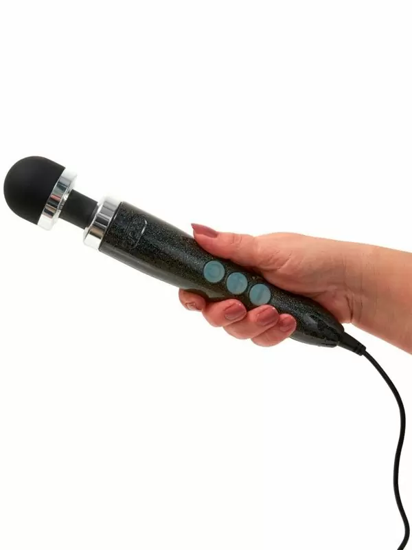 Мощный вибратор Doxy Die Cast 3, 28 см, силикон, черный