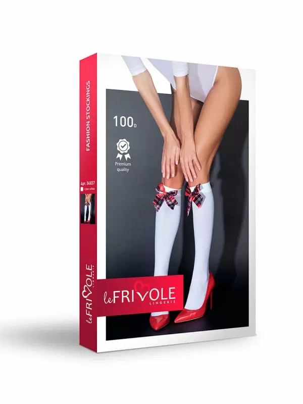 Гольфы школьницы с бантиками (Sense)