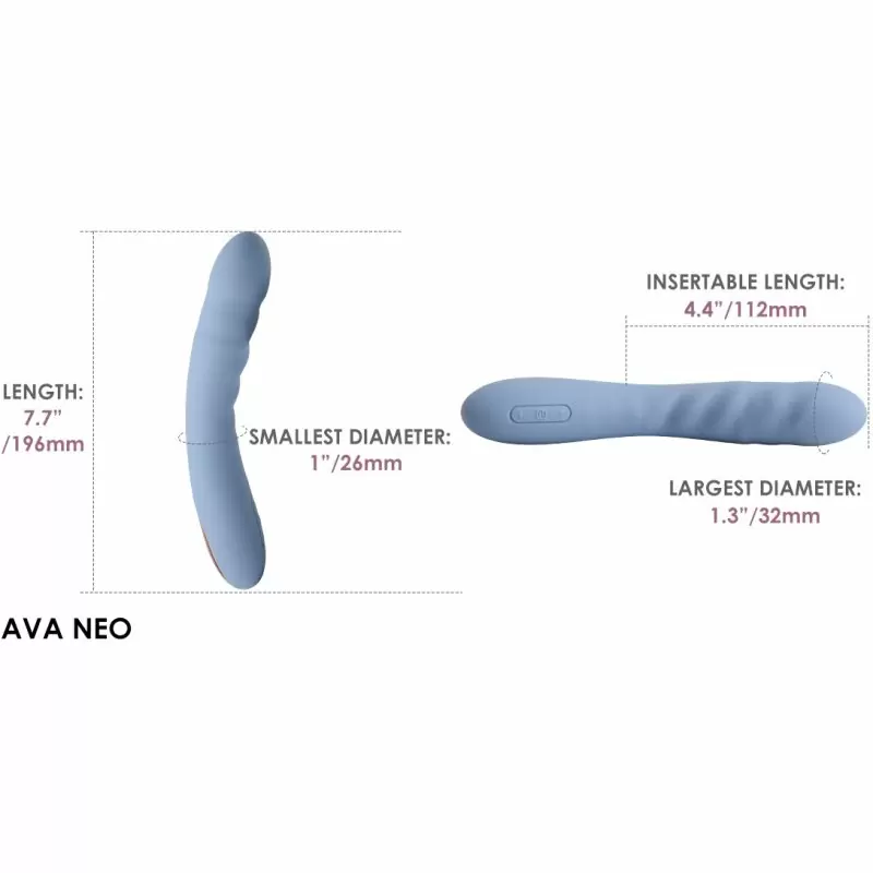 AVA NEO Интерактивный вибромассажер с возвратно-поступательными движениями