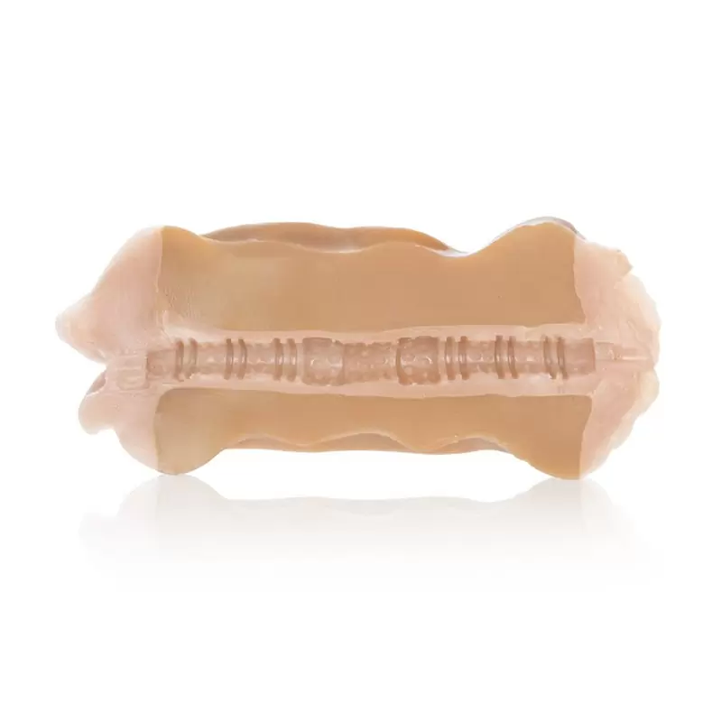 Мастурбатор двусторонний вагина и ротик Vivid Raw Fuck & Suck – телесный