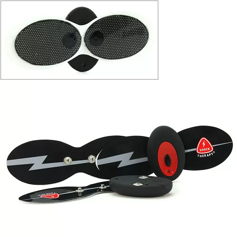 Набор самоклеящихся электро-накладок Professional Wireless Electro-Massage – черный