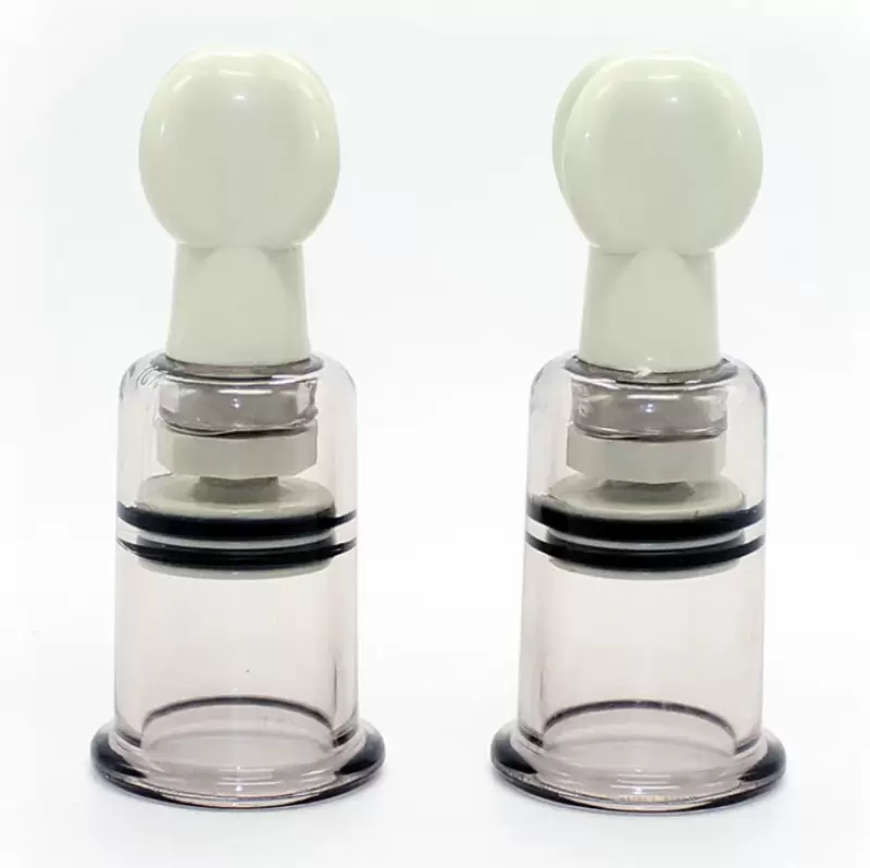 Прозрачная вакуумная помпа для сосков Nipple Sucker Erozon, 6 см