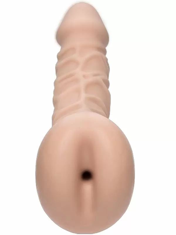 Реалистичная насадка-фаллоимитатор The Mangina, 24 см, ТПЕ, телесный