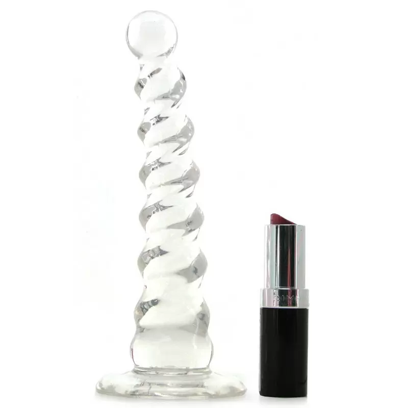 Анальный стимулятор Jollipops Twisted – прозрачный