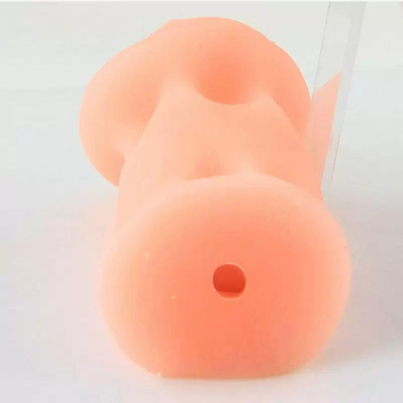 Мастурбатор вагина Baile Baby с вибропулей и пультом управления – телесный