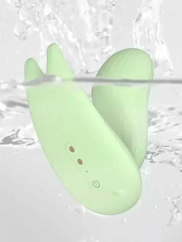 Интерактивный вибратор Magic Motion Umi, 9,5 см, силикон, зеленый