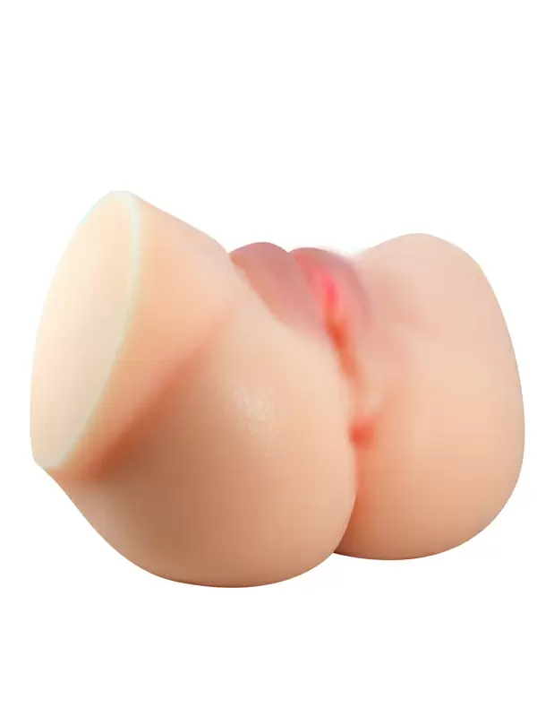 Реалистичный мастурбатор Baile Emilia, мини-полуторс вагина-анус, ТПР, телесный