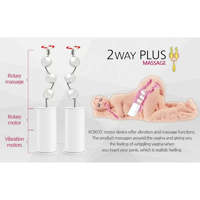 Шикарная мини секс кукла Valentina+ с тремя отверстиями и вибрацией  – телесный