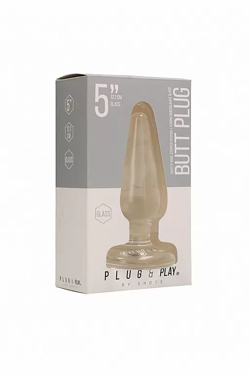 Анальная пробка Basic Glass - 5 Inch
