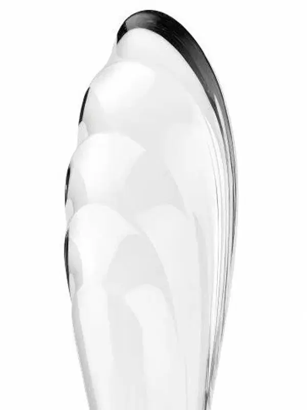 Двухсторонний фаллоимитатор Satisfyer Dazzling Crystal 1, 18 см, стеклянный, прозрачный