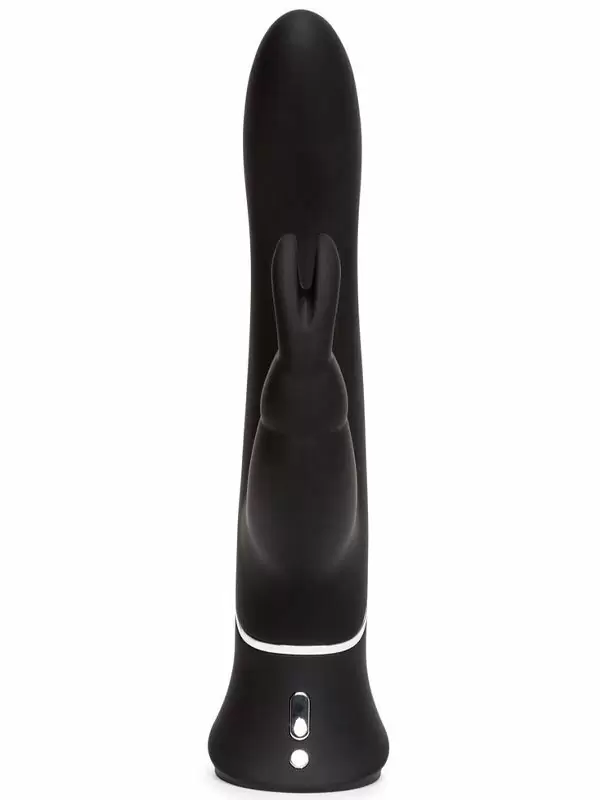 Тройной вибратор-кролик Happy Rabbit Triple, с анальным стимулятором, 22,9 см, черный