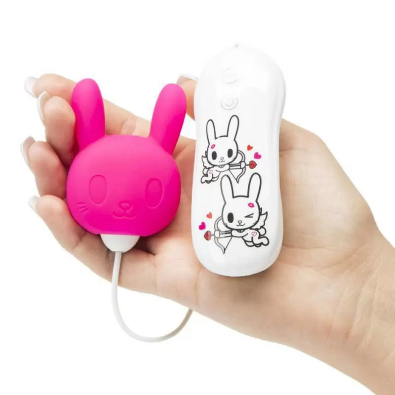 Клиторальный вибростимулятор Tokidoki Bunny в форме зайчика – розовый