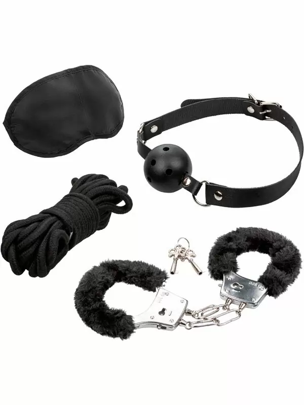 Многофункциональный БДСМ-набор California Exotic Novelties Pleasure Kits Explorer Collection, 4 предмета