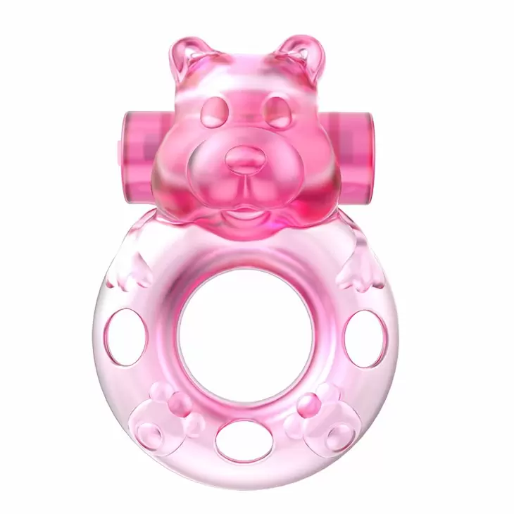 Эрекционное виброкольцо PINK BEAR