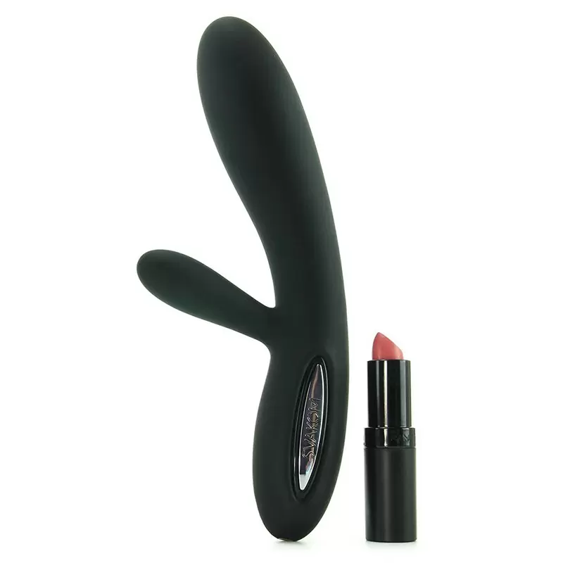 Двойной вибратор Lucas с интеллектуальным режимом, 48 часов без подзарядки – черный