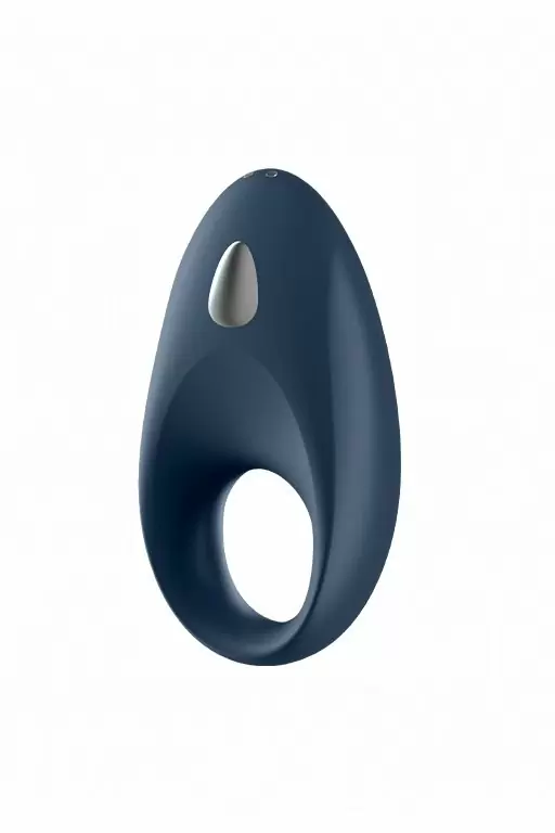 Эрекционное кольцо Mighty One с возможностью управления через приложение - черный