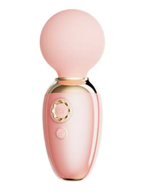 Компактный вибратор Zalo AVA, с функцией нагрева, 8,9 см, силикон, розовый