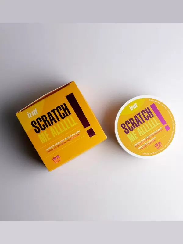Очищающий скраб для тела Intt Cosmetics Scratch Me ALLLLLL, стимулирует обновление, 100 мл