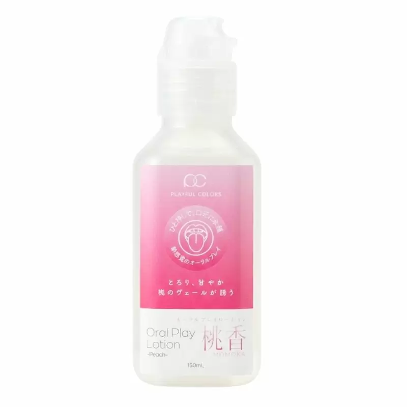 Лубрикант для оральных ласк «Oral Play Lotion Peach» с ароматом и вкусом сочного персика, 150 мл
