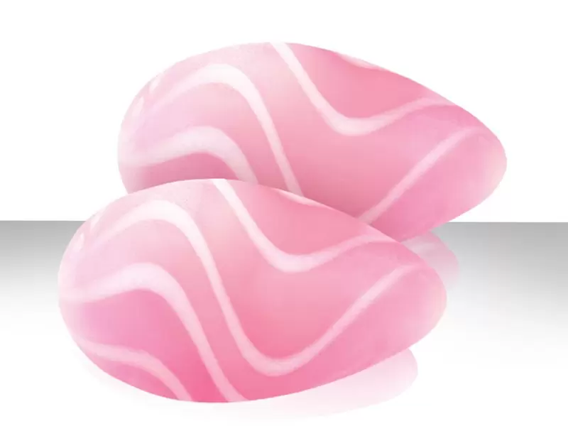 Вагинальные шарики из стекла Crystal Premium Glass - Pink