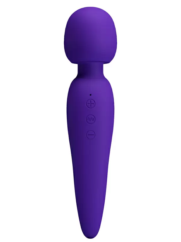 Элегантный вибратор-ванд Pretty Love Meredith, 21,5 см, 7 режимов, фиолетовый