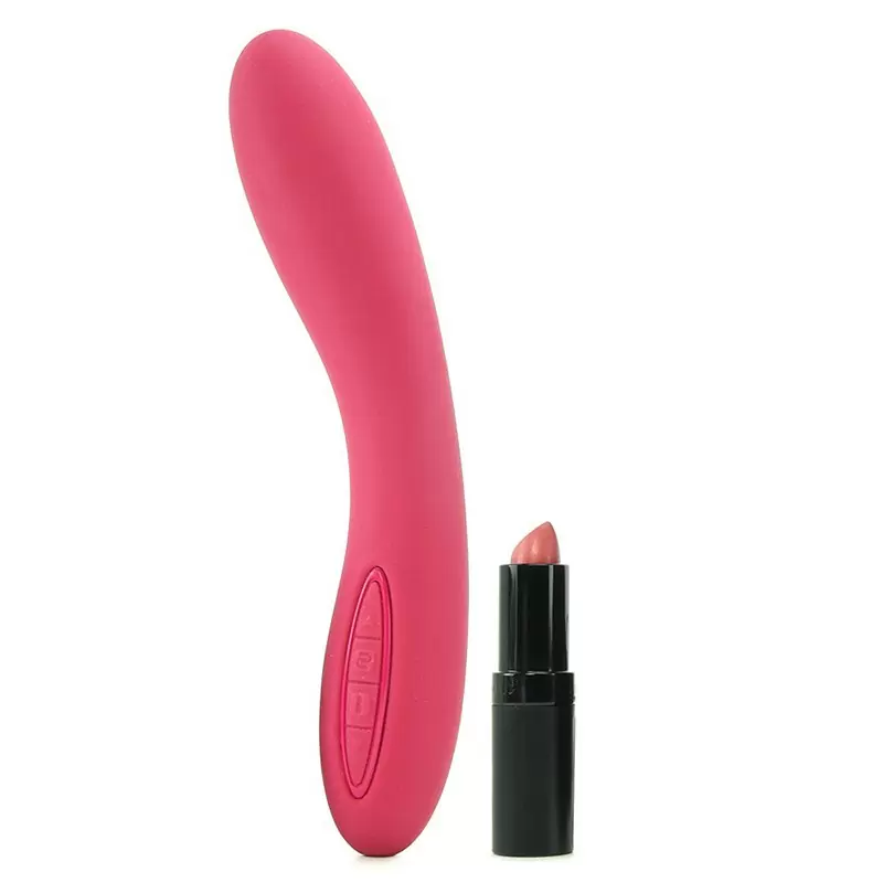 Вибромассажер Leslie с функцией подогрева, интеллектуальный режим – винно красный