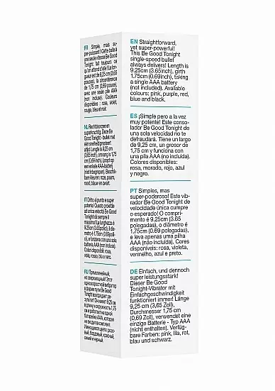 Вибропуля 1 Speed Bullet (голубая)