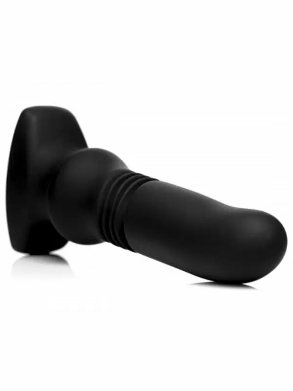 Инновационный вибратор XR Brands с имитацией фрикций, 17 см, силикон, черный