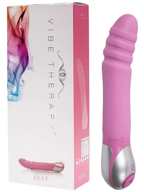 Вибромассажер Vibe Therapy Zest – розовый