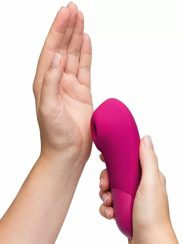 Компактный стимулятор клитора Womanizer Enhance, технология Pleasure Air, 15,8 см, розовый