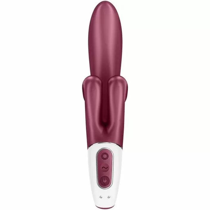 Вибратор-кролик Satisfyer Touch me, два мотора, 21,2 см, 12 режимов, красный