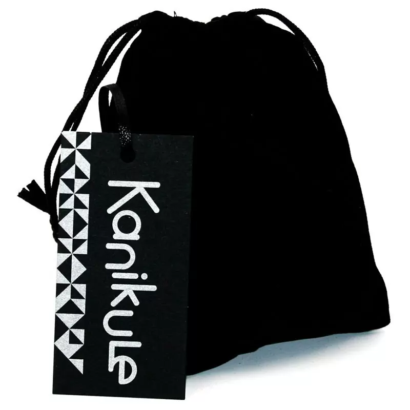 Маленькая алюминиевая анальная пробка Kanikule Small с украшением на основании – серебристый с розовым