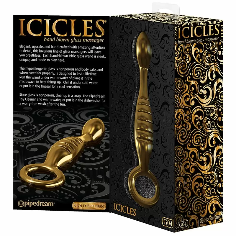 Стимулятор Icicles Gold Edition G04 – золотой
