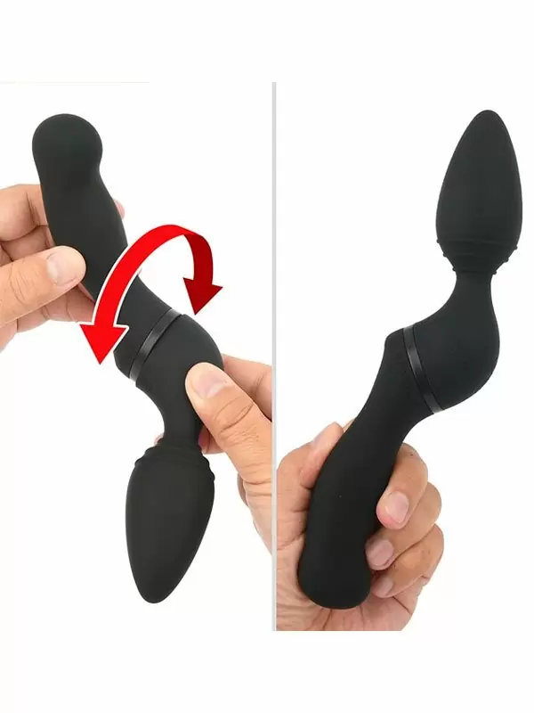 Гибридный стимулятор простаты Nexus Revo Twist, 15 см с пультом Д/У, черный