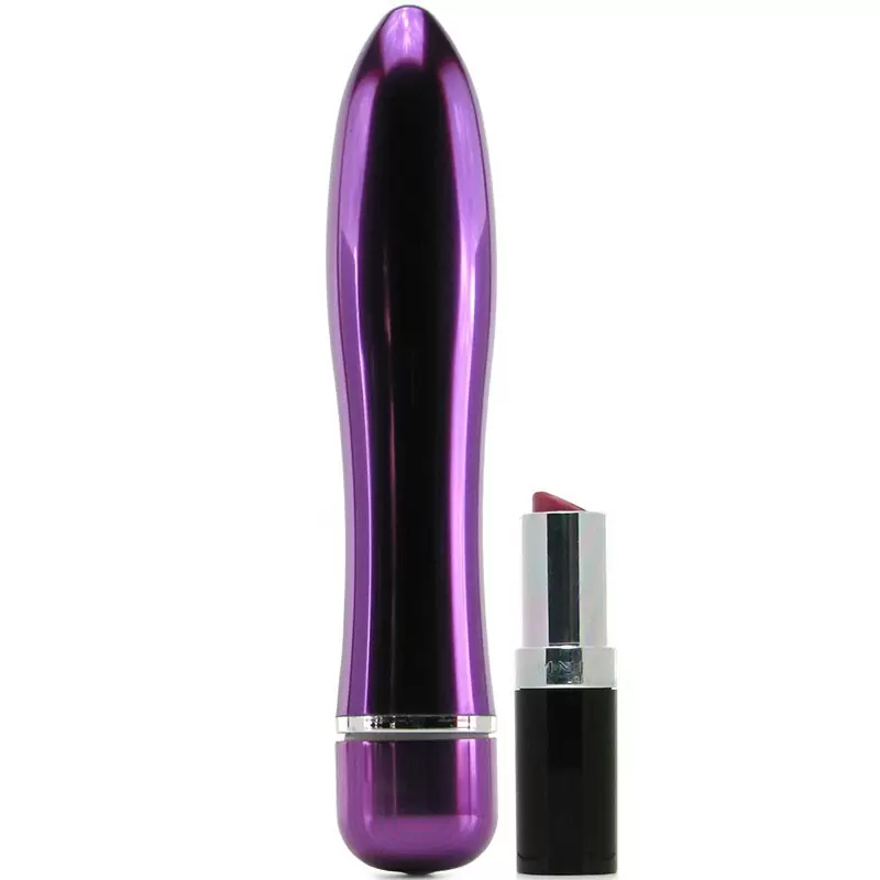 Вибромассажер Pure Aluminium Large Purple – фиолетовый