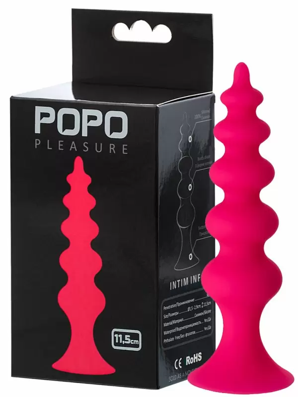 Анальная елочка TOYFA POPO Pleasure – розовый