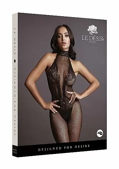 Кетсьюит Fishnet and Lace Bodystocking — сетчатый и кружевной боди-комбинезон
