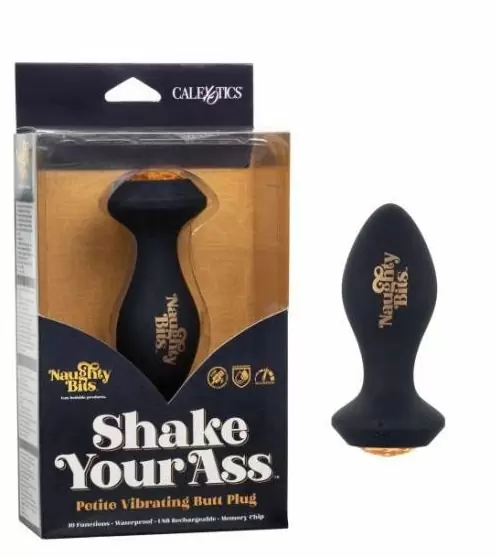 Вибрирующая анальная пробка Naughty Bits Shake Your Ass