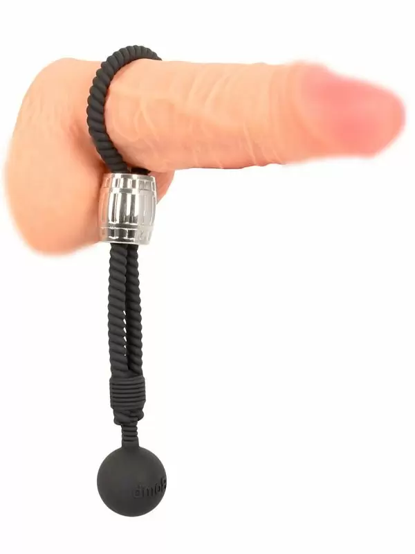 Эрекционное лассо ORION Heavy Rope, с шариком-утяжелителем, черное