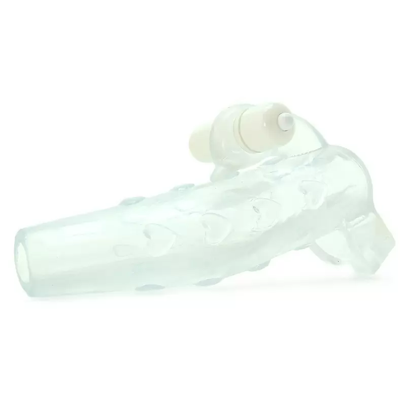 Насадка Deluxe Penis Enhancer со стимулятором клитора и вибрацией – прозрачная