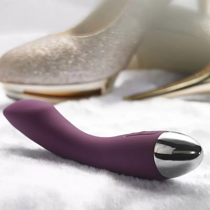 Сенс-вибратор G-точки Lisa включающийся от прикосновений – фиолетовый