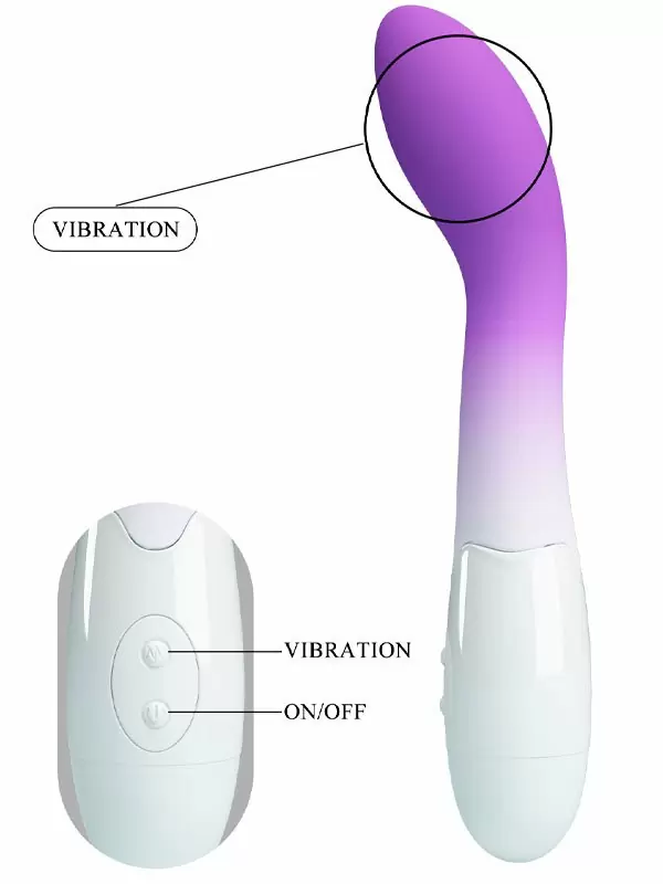 Оригинальный вибратор Baile Bishop, со стимуляцией зоны G, 30 режимов, 18,2 см