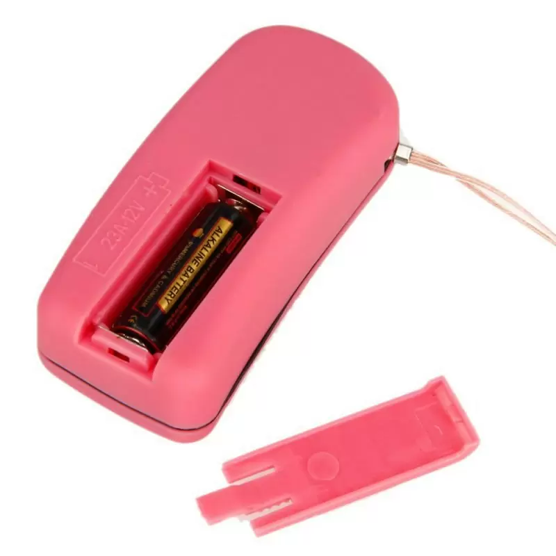 Вибростимулятор клитора на ремешках с беспроводным пультом управления Butterfly – розовый