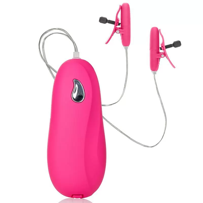 Вибрирующие зажимы на соски Heated Nipple Teasers нагревающиеся – розовый