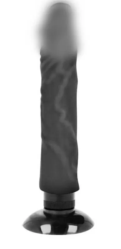 Вибромассажер BASECOCK REALISTIC VIBRATOR 2-1 BLACK 20CM