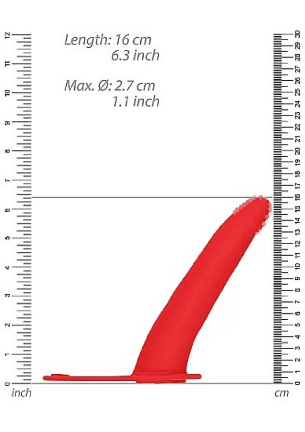 Страпон Adjustable (Красный)