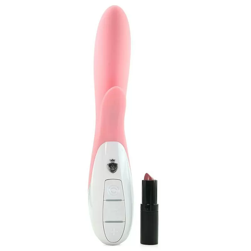 Вибромассажер Danny Divido со стимуляцией клитора – розовый